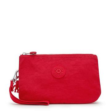 Kipling Creativity Extra Large Fashion Wristlet Bags Red Rouge | AU 2061JP